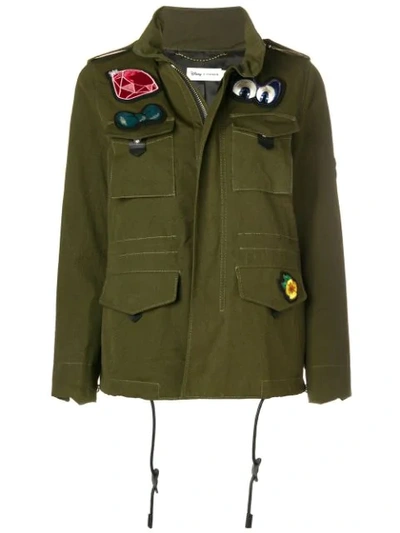 Shop Coach X Disney M65 Jacket In Green
