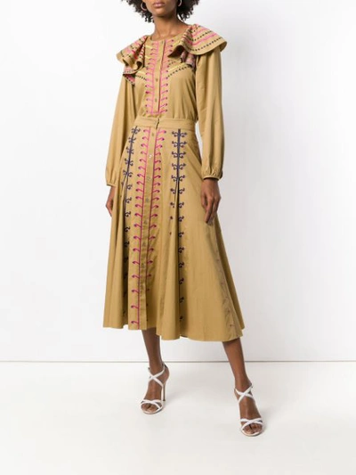 Shop Temperley London Expedition Skirt In Neutrals