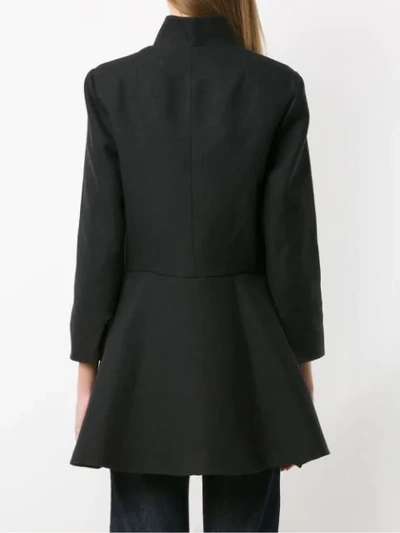 Shop Andrea Bogosian Panelled Coat - Black