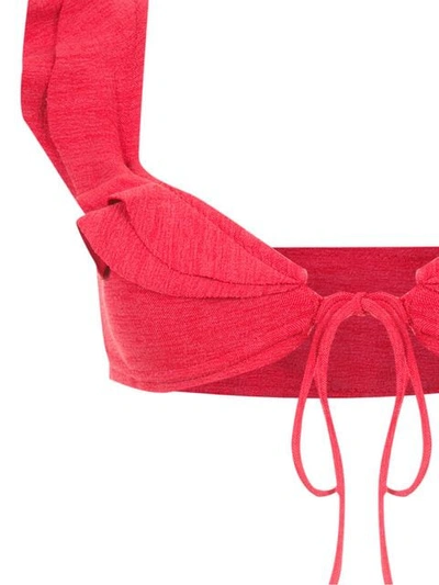 Shop Clube Bossa Hopi Bikini Top In Red