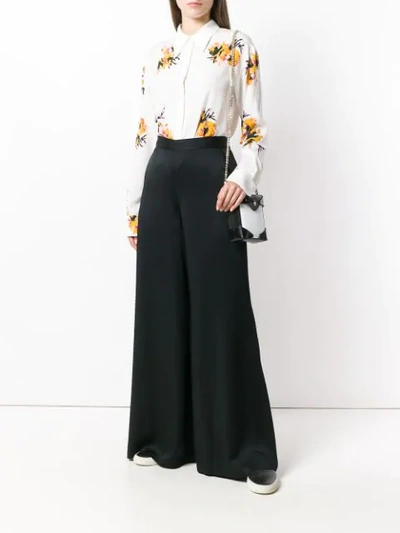 A.L.C. WIDE LEG TROUSERS - 黑色