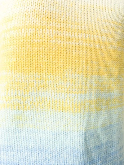 Shop Iris Von Arnim Cashmere Ombré Sweater In Yellow