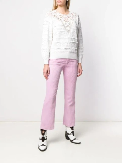 Shop Isabel Marant Camden Sweater In White