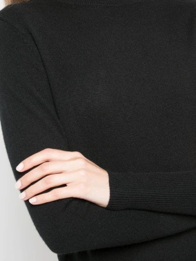 Shop Nili Lotan Roll Neck Sweater In Black