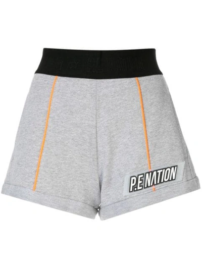 Shop P.e Nation Superfly Shorts In Grey