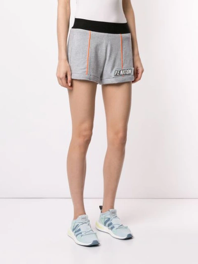 Shop P.e Nation Superfly Shorts In Grey