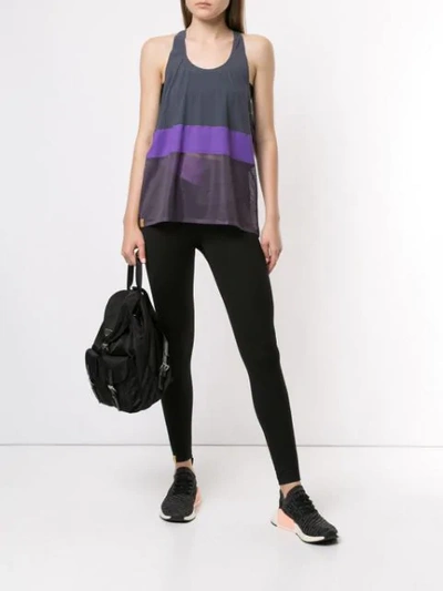 Shop Monreal London Racer Tank-top In Multicolour