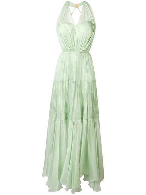 light green maxi dress