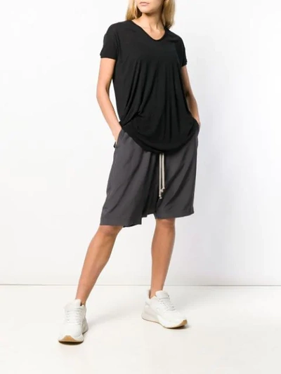 Shop Rick Owens Baggy Fit Shorts In Black