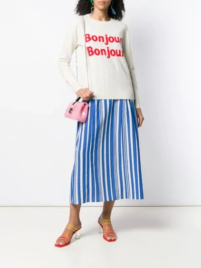 Shop Chinti & Parker Bonjour Jumper In Neutrals