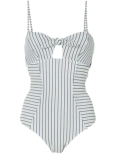 Shop Suboo Cabana Swimsuit In Grey