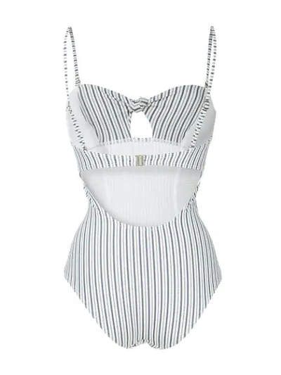 Shop Suboo Cabana Swimsuit In Grey