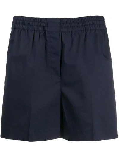Shop Theory Plain Short Shorts - Blue