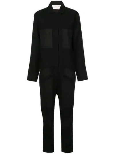 Shop Proenza Schouler Pswl Paneled Jumpsuit - Black
