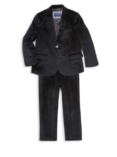 Shop Andy & Evan Little Boy's 2-piece Suit In Black
