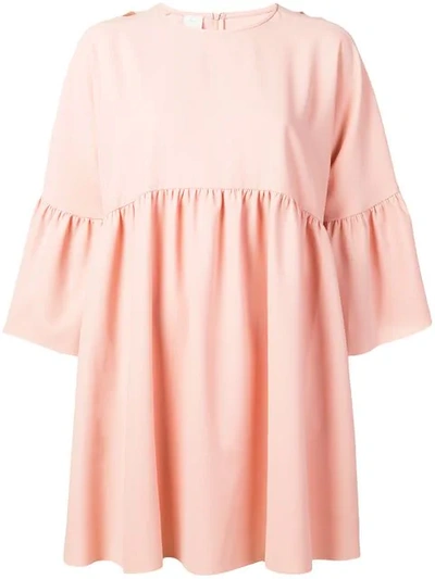 Shop Pinko Crepe Dress In Pink