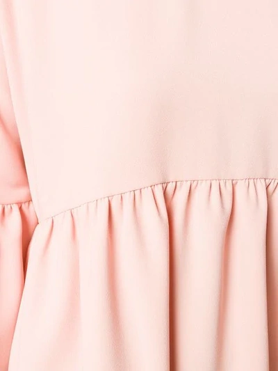 Shop Pinko Crepe Dress In Pink