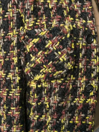 Pre-owned Comme Des Garçons Boucle Cropped Jacket In Black