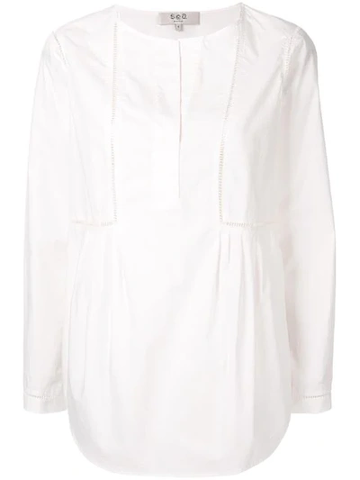 Shop Sea Calah Casual Shirt In White