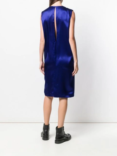 Shop Haider Ackermann Sleeveless Midi Dress In Blue
