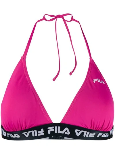 Shop Fila Logo Bikini - Pink