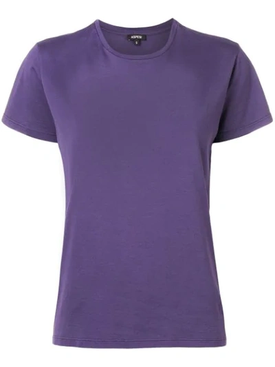 Shop Aspesi Relaxed Fit T In Purple