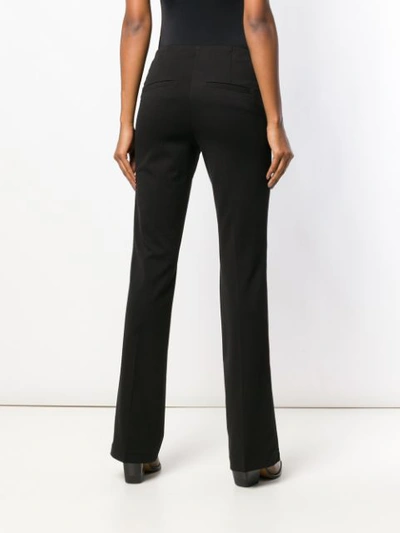 Shop Cambio Flared Trousers In Black