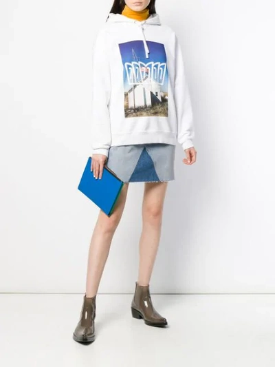 Shop Calvin Klein Jeans Est.1978 Short Denim Skirt In Blue