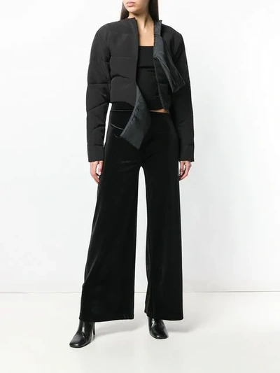 Shop Marta Jakubowski Short Puffer Jacket In Black