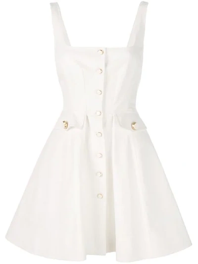 Shop Alexis Nena Flared Dress In White