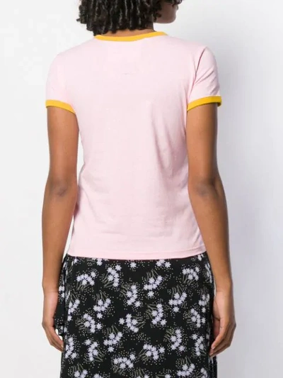 Shop Marc Jacobs The Ringer T-shirt In Pink