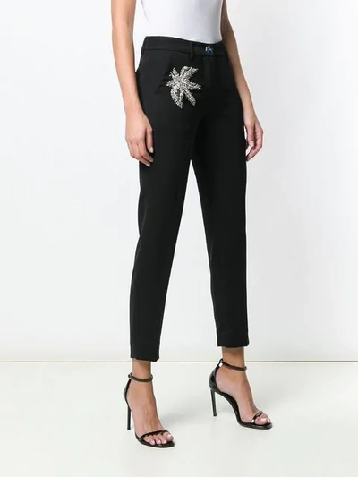 Shop Philipp Plein Aloha Plein Tailored Trousers In Black