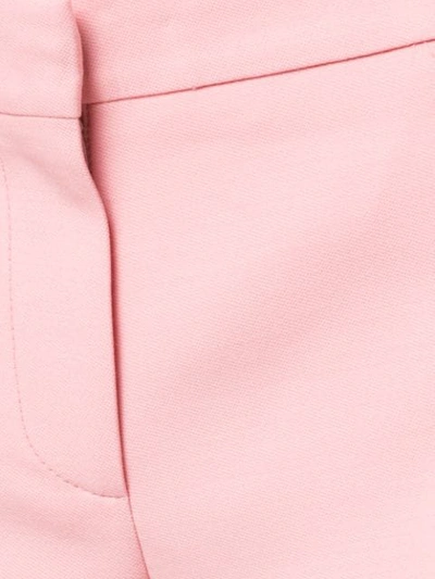 Shop Alexander Mcqueen Bootcut Tailored Trousers In Pink