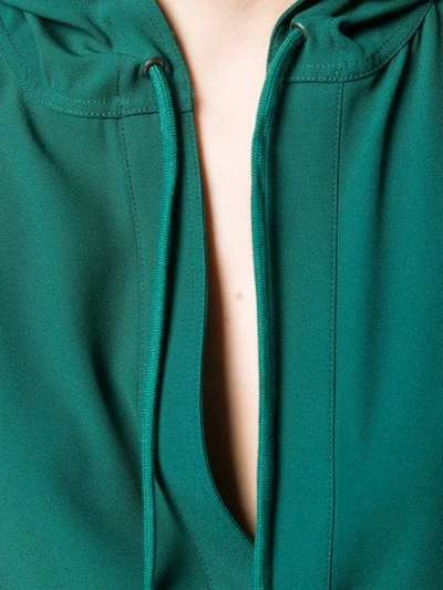 Shop Givenchy Oversized Hoodie In Green