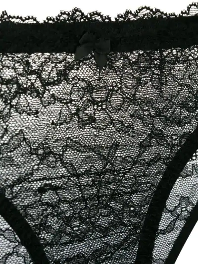 Gilda & Pearl L'armour Lace Briefs In Black
