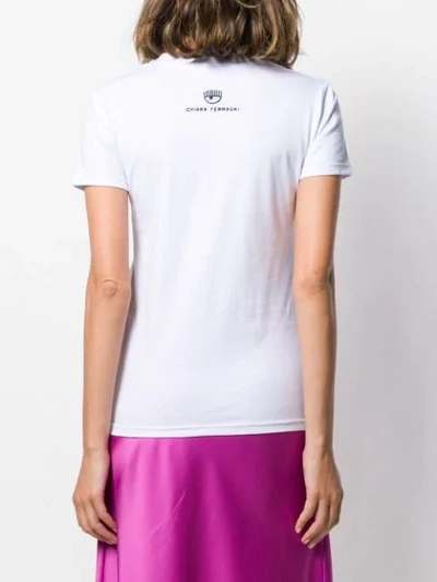 Shop Chiara Ferragni Printed T-shirt In White