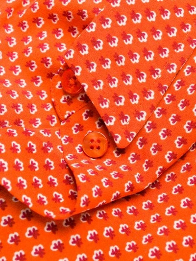 Shop Joseph Midi Shirt Dress In Orange