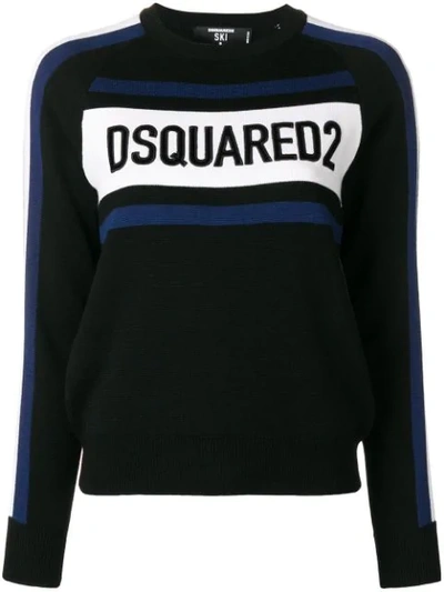 Shop Dsquared2 Logo Sweatshirt In 961 Nero