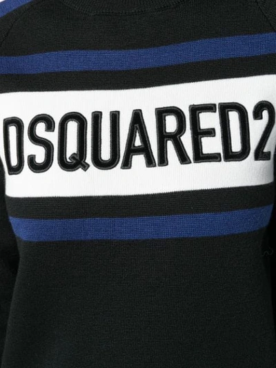Shop Dsquared2 Logo Sweatshirt In 961 Nero