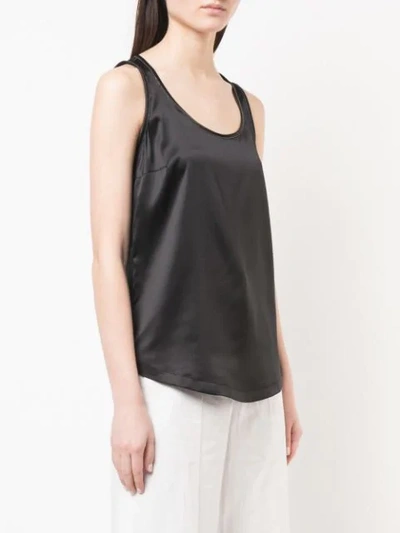 Brunello Cucinelli Scoop Neck Vest In Black