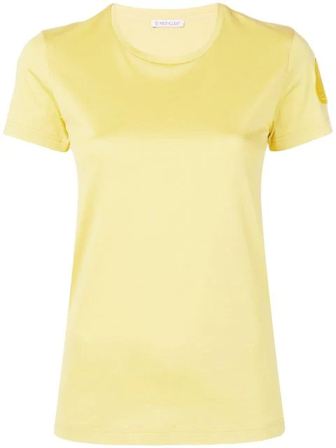yellow moncler t shirt