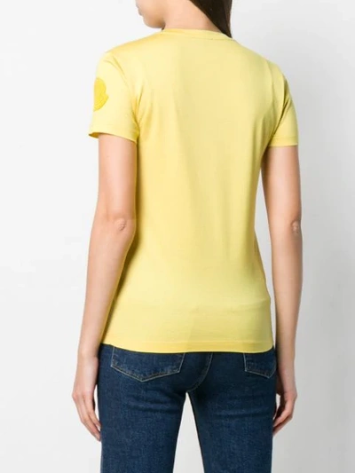 MONCLER LOGO T恤 - 黄色