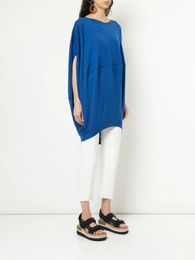 Shop Marni Loose Fitted Sweatshirt In Blue