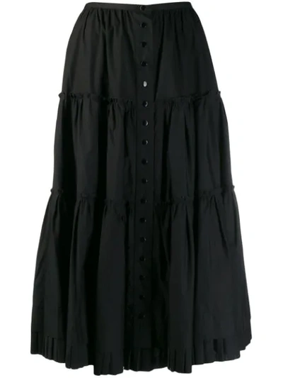Shop Marc Jacobs The Prairie Skirt  In 001 Black