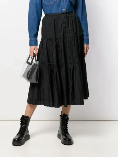 Shop Marc Jacobs The Prairie Skirt  In 001 Black