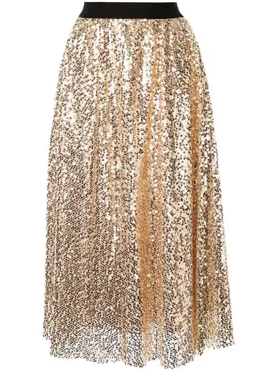 Shop In The Mood For Love Tailer Skirt - Gold