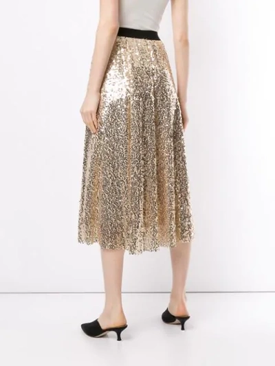 Shop In The Mood For Love Tailer Skirt - Gold