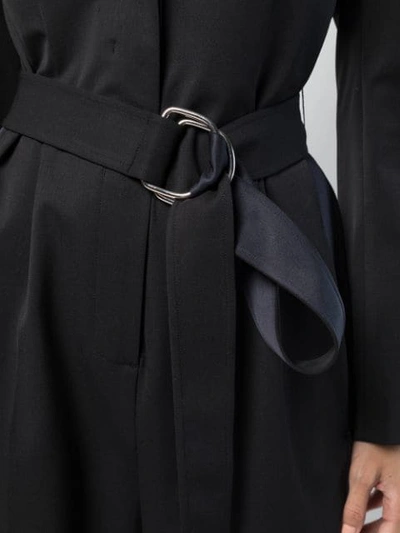 Shop Calvin Klein 205w39nyc Belted Jumpsuit In Black