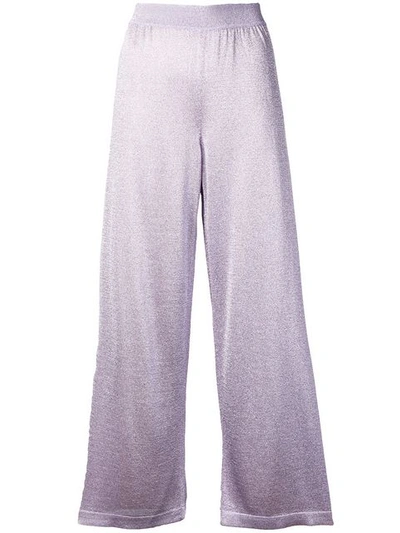 Shop Missoni Purple Flared Trousers