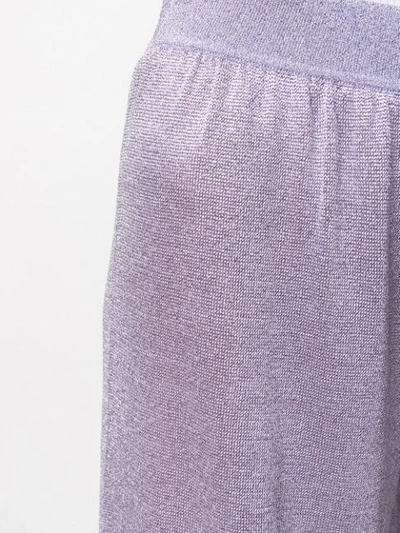 Shop Missoni Purple Flared Trousers